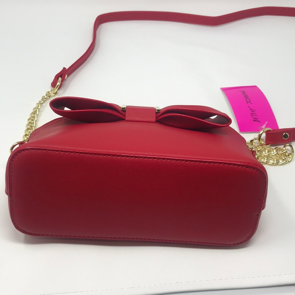Betsey Johnson Crossbody Bag with bow detail - Picture 4 of 6